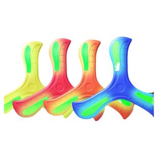 儿童回旋镖软标夜光飞去来器室外玩具公园亲子户外运动飞镖飞盘