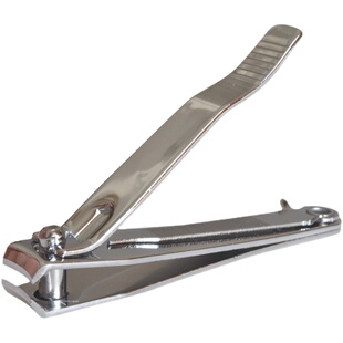 张小泉银色单个大号防锈指甲剪刀美甲修甲护理工具老年灰厚指甲钳