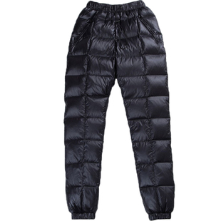 零压轻暖鸭绒东北哈尔滨雪乡羽绒裤女外穿防水防寒裤零下40度棉裤