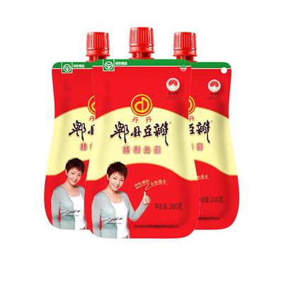 丹丹郫县豆瓣200gX3袋免剁挤挤装