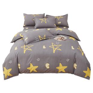 单人纯棉全棉被套150x200x210x215cm被罩单件180x200x220cm