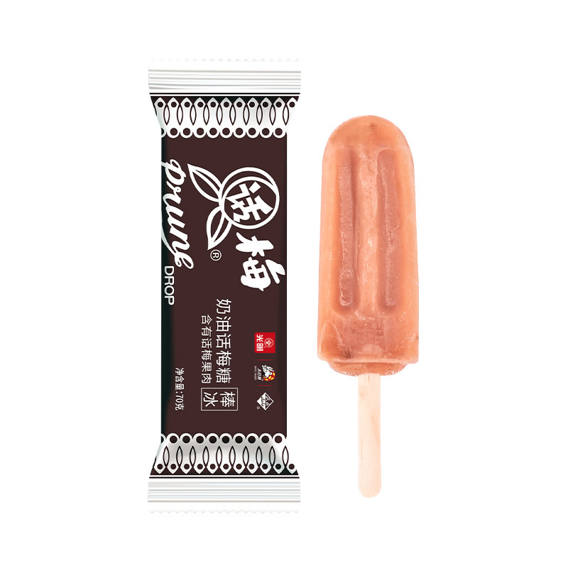 光明x大白兔奶油话梅糖味棒冰70g/支酸甜童年记忆