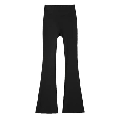 加绒加厚保暖高腰弹力微喇鲨鱼裤