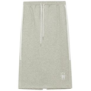 美特斯邦威半身裙女秋冬美式潮流校园中长裙百搭休闲舒适纯棉下装