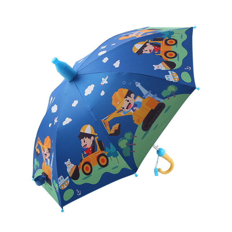 恐龙挖机卡通儿童雨伞女男孩幼儿园小学生公主宝宝超轻自动晴雨伞