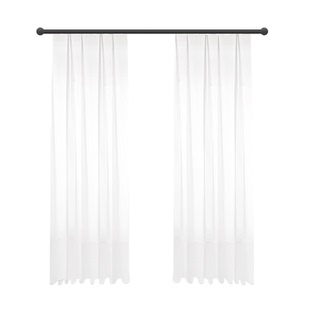 2025新款百叶纱帘透光不透人纱窗帘遮光卧室客厅阳台白纱窗纱定制