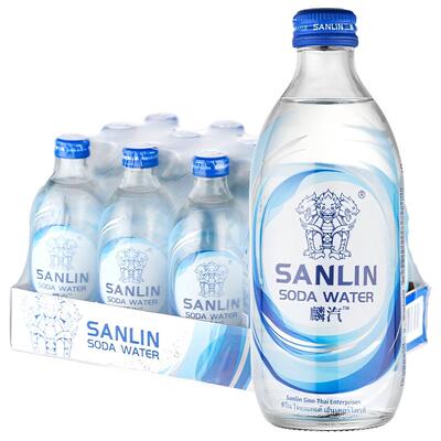 三麟旋盖无糖气泡水苏打水