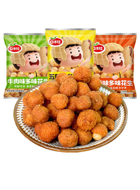 口水娃多味花生400g小包装怪味