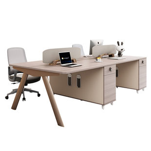 办公桌员工位现代简约办公卡位2/4/6人位对坐工位办公室桌椅组合