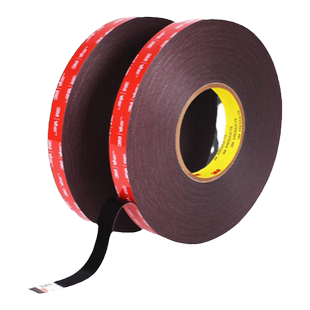 正品3M5925黑色高粘厚0.64双面胶强力耐高温无痕车用防水泡棉胶带