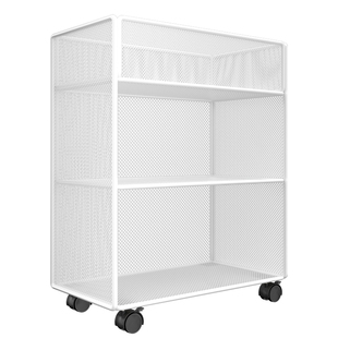 桌下可移动书架落地书本收纳架简易书柜书桌旁学生儿童绘本置物架