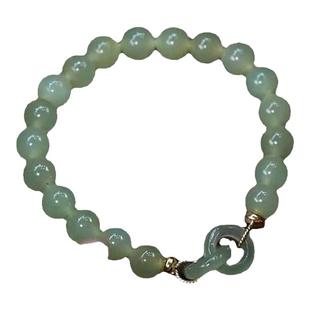 平安扣手链女2025年新款轻奢小众精致高级感养身串珠珠子手镯饰品