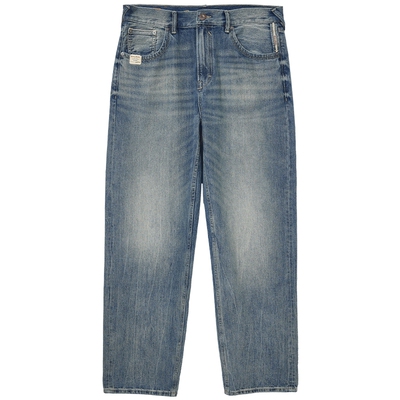 907杰克琼斯男装牛仔裤秋季经典全棉宽松猫须水牛仔裤长裤子男款