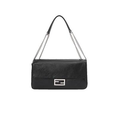 Fendi芬迪皮革链条包单肩斜挎包