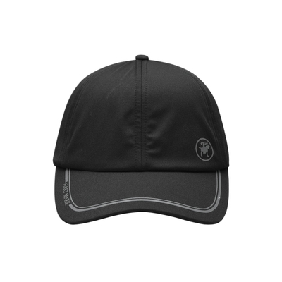 HART MARX男士黑色运动针织棒球帽轻薄柔软透气遮阳运动帽子