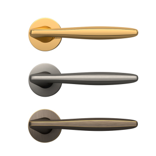 「不凡」黄铜室内门锁极简轻奢家用卫生间卧室房门锁把手三件套餐