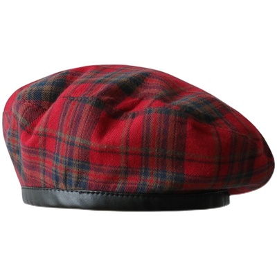 胡茬叔叔英伦复古女四季双面可戴