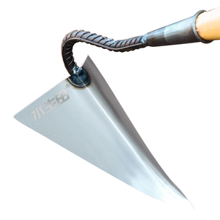 开沟锄头三角锄锰钢挖沟神器松土人工农用工具开沟器犁地开垄农具