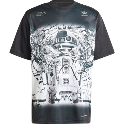 Adidas/阿迪达斯正品三叶草男士休闲印花宽松运动短袖IV9469