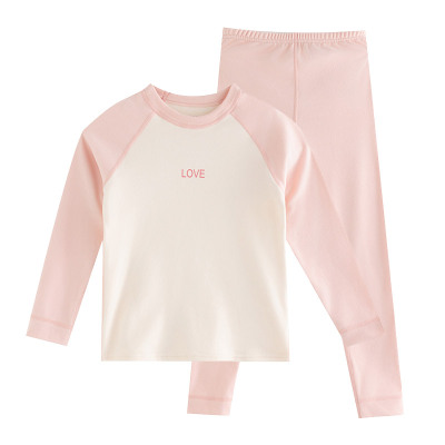 男女儿童德绒发热保暖内衣套装