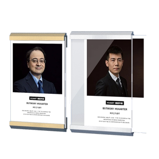 教师简介亚克力板免打孔员工风采介绍标识牌框展示牌医生简介展示照片背景墙贴师资力量公示牌物料提示牌