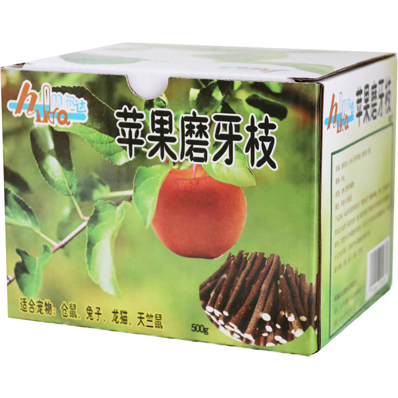 精装苹果木磨牙棒保持牙齿健康