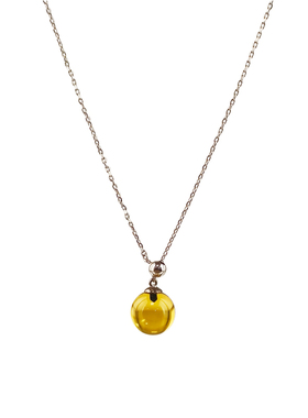 凡妮莎珠宝首饰冰透蓝珀水滴吊坠