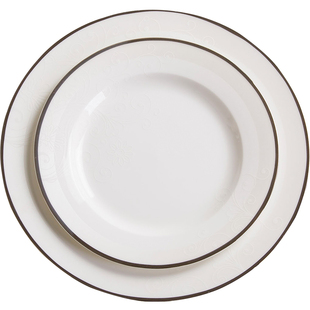 银色浪漫单品链接DIY自由搭配陶瓷餐具套装碗盘碗碟套装家用简约