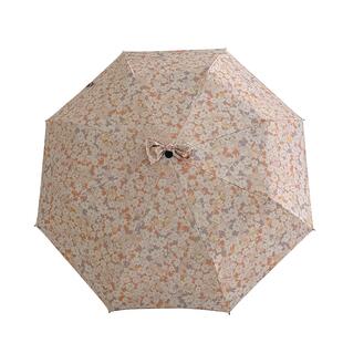 小清新碎花雨伞女折叠森系遮阳伞晴雨两用黑胶防晒紫外线太阳伞