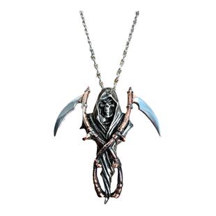 ALCHEMY GOTHIC P296 A牌欧美朋克潮个性夸张收割者暗黑项链吊坠