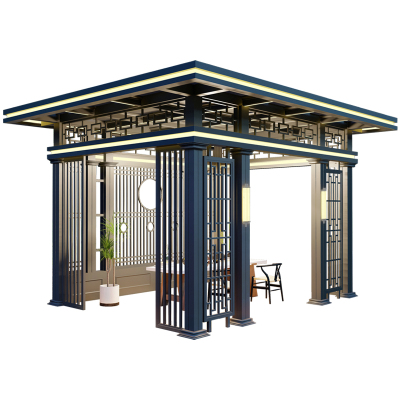 铝合金新中式凉亭全国包测量安装