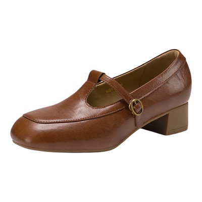 星期六爆款真皮浅口单鞋女鞋2026