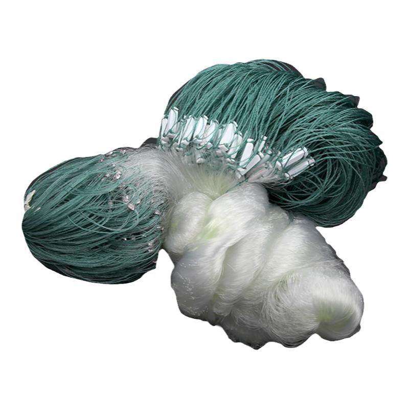 渔网粘网丝网三层沉网单层浮网挂子鱼网捕鱼网鲫鱼鲢鱼白条马口网