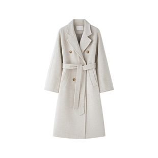 TEASEL「暖意律动」抗静电羊绒混纺含导电纤维101801单面大衣