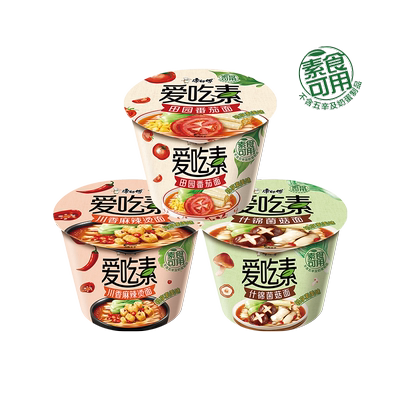 纯素食番茄康师傅方便面