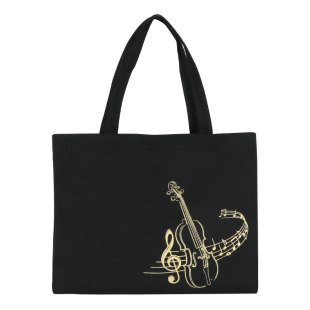 小提琴乐谱包横版女士休闲单肩包音符琴谱书手提袋音乐学生帆布包