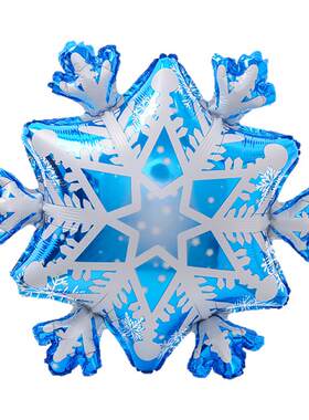 冰雪奇缘艾莎场景布置铝膜气球