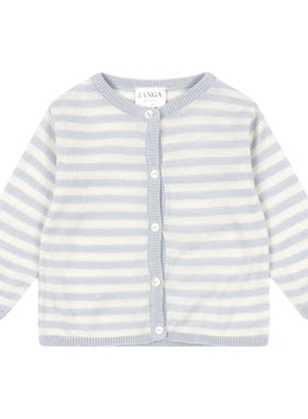 55 Little丹麦FANGA FW25宝宝条纹针织外套裤子套装袜子保暖
