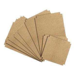 爬宠玻璃缸瓦楞纸垫材爬虫用品睫角守宫鬃狮蜥饲养箱专用加厚包边