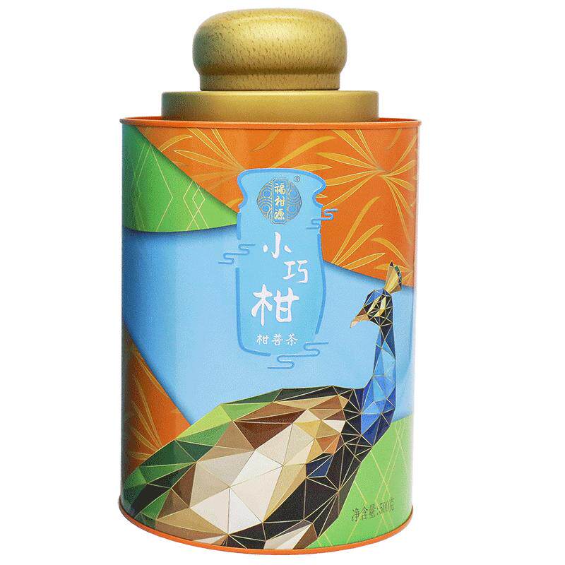 江门新会陈皮大红柑礼盒普洱熟茶