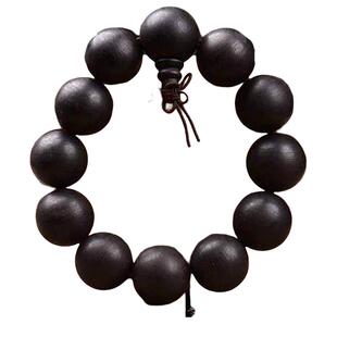 越南芽庄黑油沉香手串沉水级佛珠念珠108颗天然木手链文玩男女款