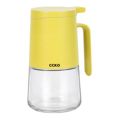 CCKO油壶厨房玻璃不挂油翻盖油瓶