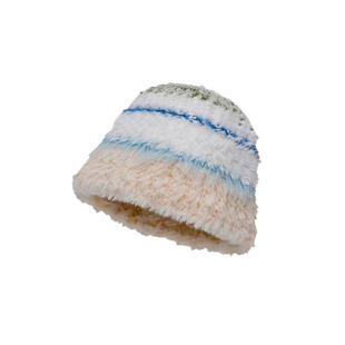 冬季东北防寒帽子女毛绒加厚针织毛线帽保暖护耳显脸小大头围套头