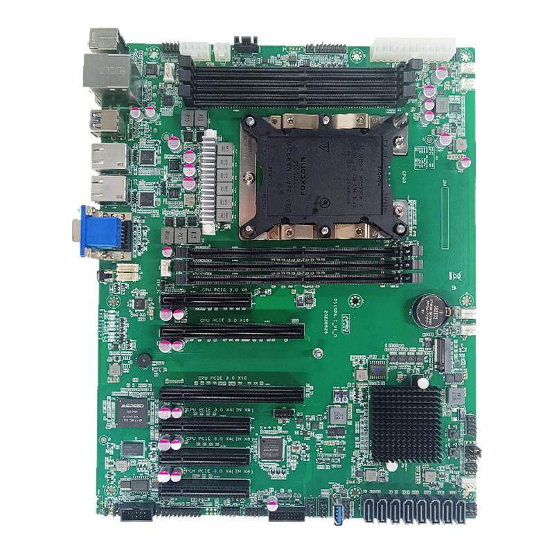速桥单路LGA3647 CPU服务器主板 支持双GPU显卡平替超微X11SPL-F