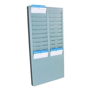 24/50位考勤卡架插卡架打卡架考勤架插卡盒打卡神器纸插板架子放打卡机纸卡式卡纸立插卡板上班卡槽插卡架