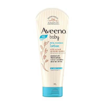 Aveeno/艾惟诺婴儿每日倍护润肤乳227g+宝贝水凝补水保湿霜55g