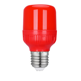 红色灯泡led红灯笼红光球泡灯e27螺口卡口财神灯笼专用节能红灯泡