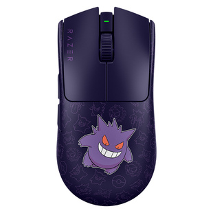 Razer雷蛇宝可梦耿鬼联名毒蝰V3专业版8K电竞游戏PRO无线鼠标礼物