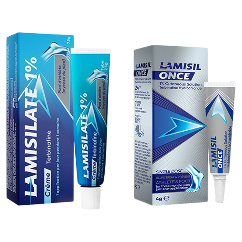 兰美抒Lamisil盐酸特比萘芬澳洲脚气水乳膏软膏7.5g+once凝胶正品