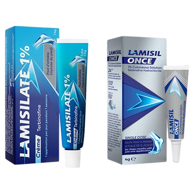兰美抒Lamisil盐酸特比萘芬澳洲脚气水乳膏软膏7.5g+once凝胶正品